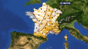 Météo: gelées quasiment généralisées à l'intérieur du pays. Températures négatives ce matin.