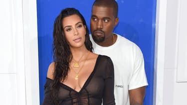 Kanye West et Kim Kardashian à New York en 2016.