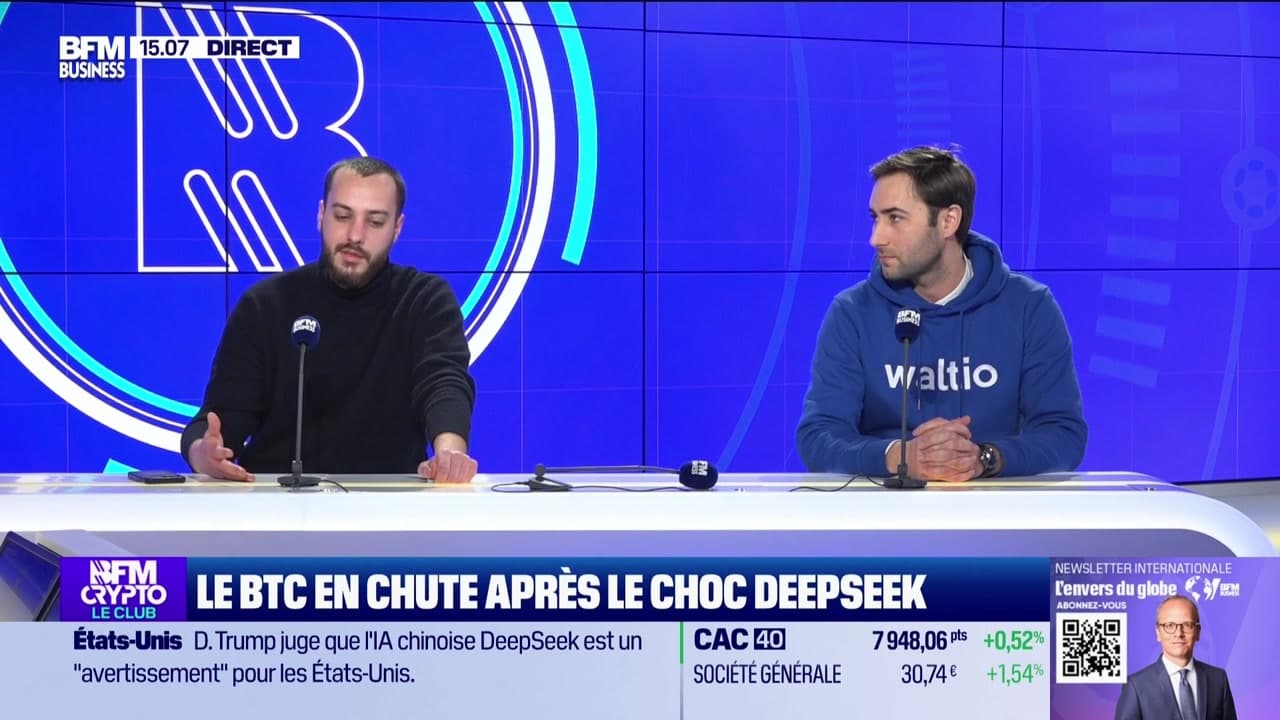 BFM Crypto, le Club : Le BTC en chute après le choc DeepSeek - 28/01