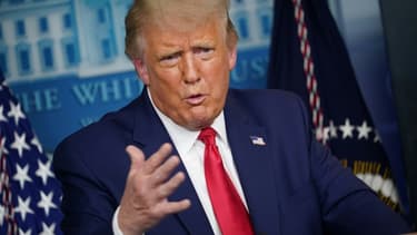 Donald Trump lors d'un conférence de presse à la Maison Blanche, à Washington, le 16 septembre 2020 (photo d'illustration)