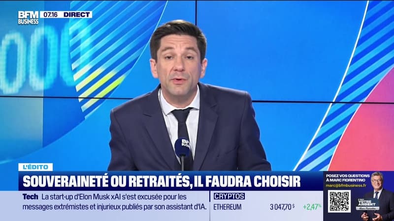 L'Edito de Raphaël Legendre : Souveraineté ou retraités, il faudra choisir - 14/07