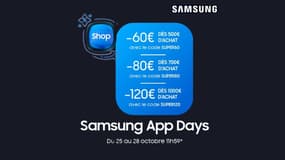 Samsung propose des codes promo pendant un temps ultra limité, il n’y en aura pas pour tout le monde 