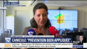 Canicule: "Le risque de pic de pollution va concerner les deux jours à venir", prévient la ministre de la Santé