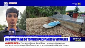 Vitrolles: une vingtaine de tombes profanées dans un cimetière