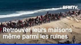 Cessez-le-feu : des milliers de Palestiniens marchent vers le nord de la bande de Gaza 