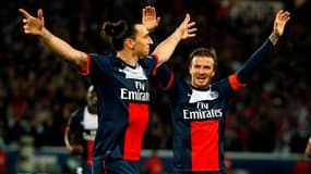Zlatan et Beckham, les héros de la soirée