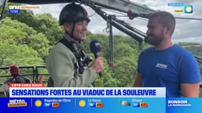 L'été chez nous: les amateurs de sensations fortes ont rendez-vous au viaduc de la Souleuvre