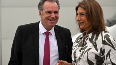 Renaud Muselier et Martine Vassal à Salon-de-Provence, le 9 juin 2023.