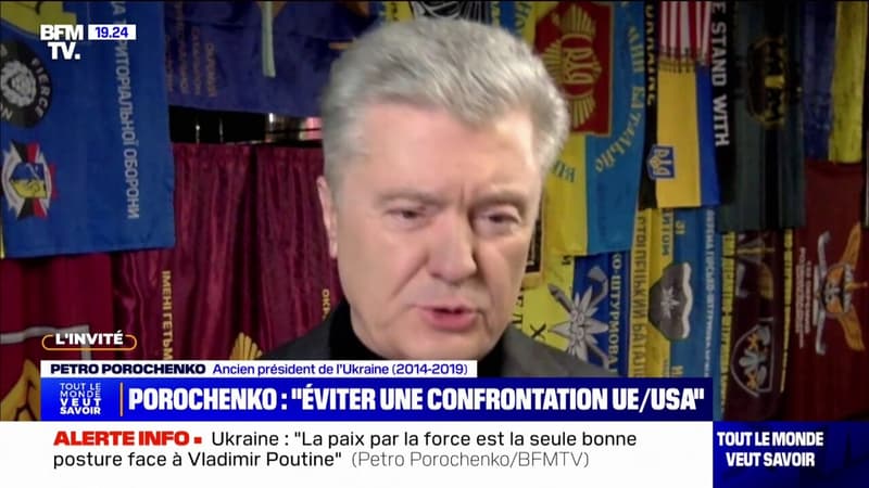 Petro Porochenko, ex-président de l'Ukraine: 