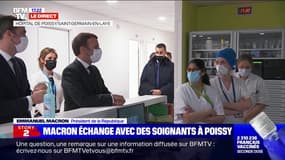 Emmanuel Macron aux soignants: "On prendra les décisions qu'on doit prendre"