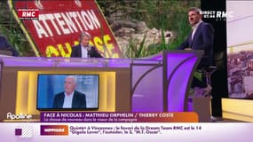 Matthieu Orphelin et Thierry Coste sont face-à-face.