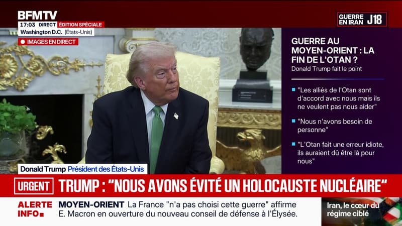 Démission de Joe Kent: "C'est plutôt pas mal qu'il démissionne", assure Donald Trump
