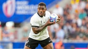 Josua Tuisova avec les Fidji face à l'Australie lors de la Coupe du monde 2023