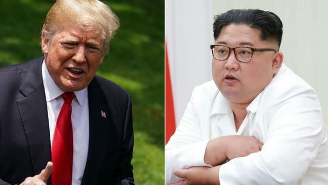 Donald Trump et Kim Jong-un -