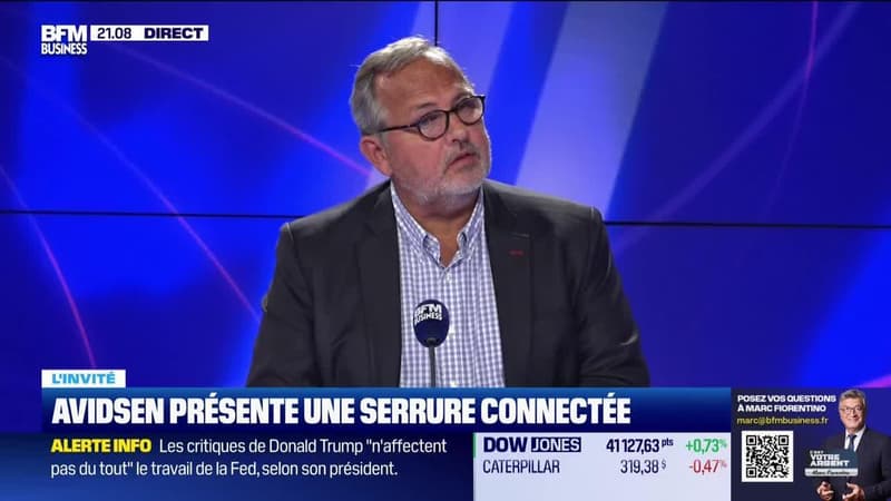 Alexandre Chaverot (Avidsen) : Avidsen présente une serrure connectée - 07/05