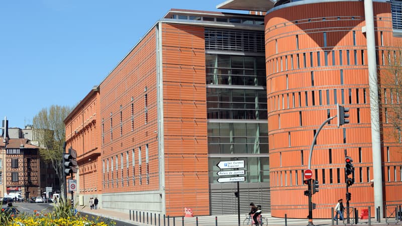 Le palais de justice de Toulouse (Haute-Garonne), en avril 2008 (PHOTO D'ILLUSTRATION).