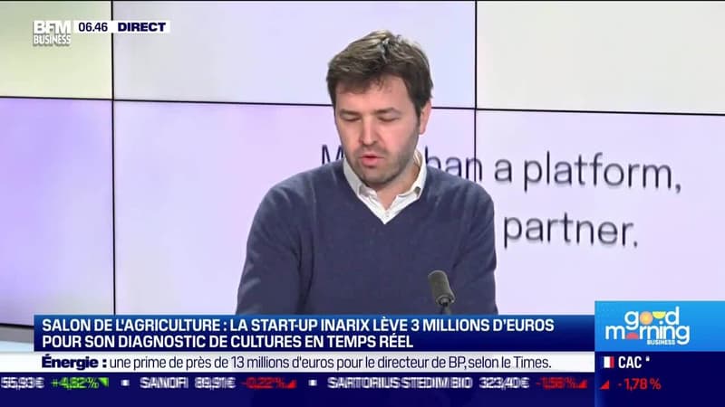 Pierre Chapelle (Inarix) : Salon de l'agriculture, la start-up Inarix lève 3 millions d'euros pour son diagnostic de culture en temps réel - 27/02