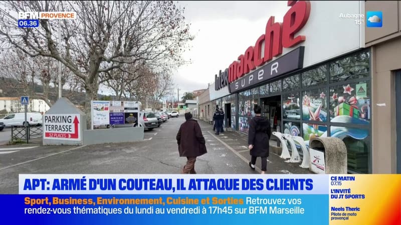 Apt: vigilance accrue après l'attaque au couteau dans un supermarché