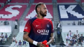 L'attaquant du PSG Neymar le 25 juillet 2023 à Osaka