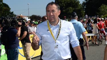Thierry Gouvenou,  traceur du Tour de France, en 2018