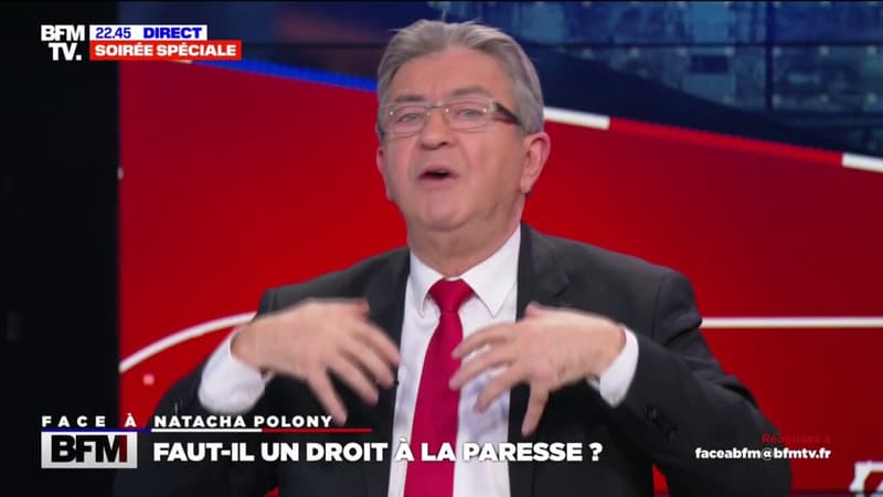 Jean-Luc Mélenchon: "Je suis contre le fait qu'on aille faire l'apologie de l'effort permanent"