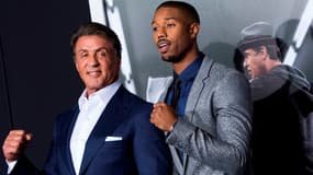 Sylvester Stallone et son "poulain", Michael Bakari Jordan.