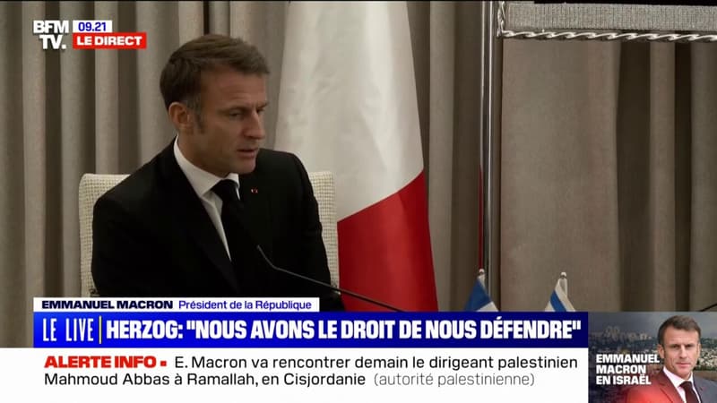 Israël: Emmanuel Macron dénonce une 