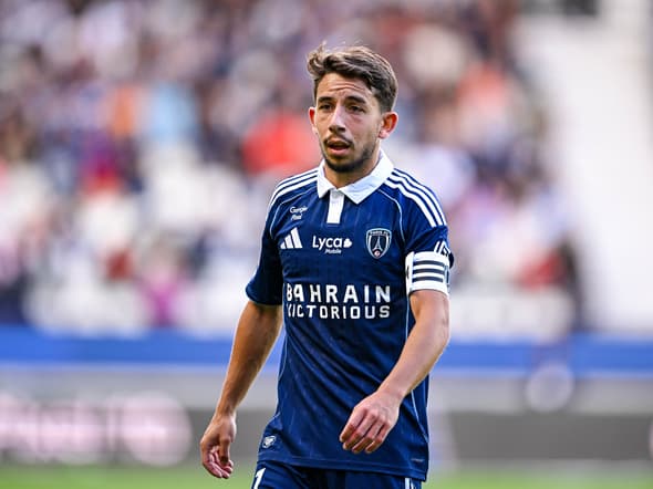 Maxime Lopez lors de Paris FC-Strasbourg, le 21 septembre 2025.