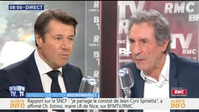 Christian Estrosi face à Jean-Jacques Bourdin en direct