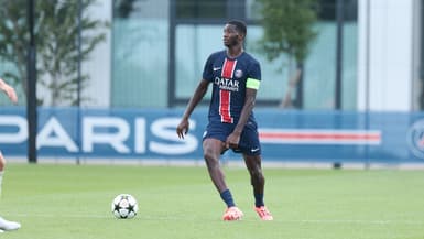 Ibrahima Diaby, le capitaine des U19, le 18 septembre 2024 face à Gérone