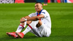 Kylian Mbappé lors de Barça-PSG