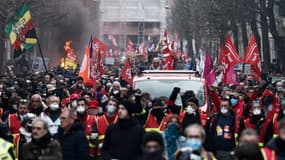 La manifestation du jeudi 23 mars dans les rues de Lille