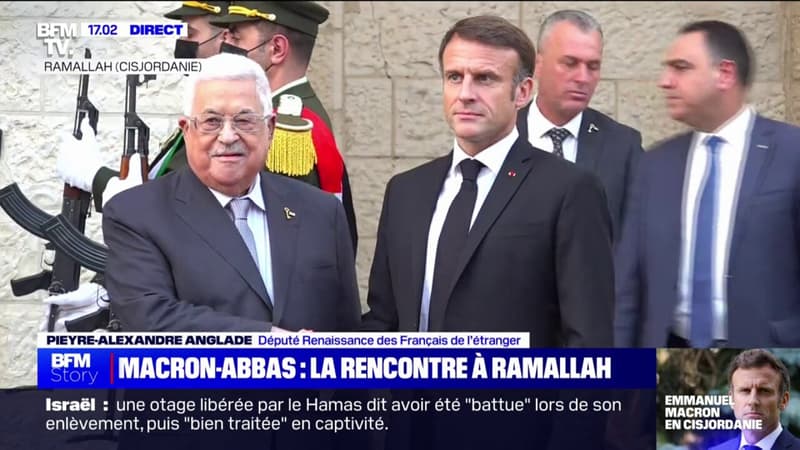 Rencontre entre Emmanuel Macron et Mahmoud Abbas: 