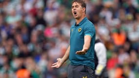 Julen Lopetegui sur le banc de Wolverhampton, le 29 juillet 2023.
