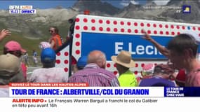Tour de France au col du Granon: les images de la caravane publicitaire