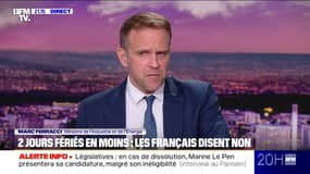 Budget 2026: "Il y a un enjeu très simple, qui est celui de notre indépendance et de notre souveraineté", indique Marc Ferracci, ministre de l'Industrie et de l'Énergie