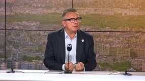 Cyril Chabanier, président de la CFTC, sur le plateau de BFM Business lundi 20 octobre 2025.