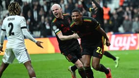 Sébastien Haller lors de Besiktas-Ajax, à Istanbul le 24 novembre 2021