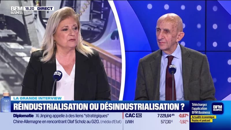 Louis Gallois (La Fabrique de l'industrie) : réindustrialisation ou désindustrialisation ? - 19/11