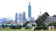 Des systèmes de missiles Patriot sont déployés dans un parc de Taipei lors d'un exercice militaire, le 11 juillet 2025 à Taïwan (photo d'illustration).