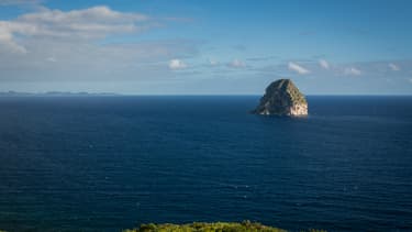 Le Rocher du Diamant en Martinique