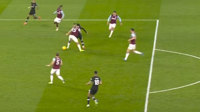 La passe décisive incroyable de Mohamed Salah avec un double petit pont, West Ham-Liverpool, 29 décembre 2024