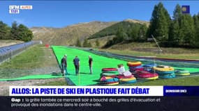 Allos: la piste de ski en plastique recyclé fait débat