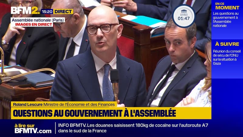 "Baisser la TVA, ça coûte une fortune": Roland Lescure répond à un député RN sur le prix des carburants