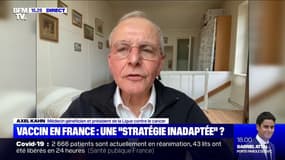 Covid-19: pour Axel Kahn, la stratégie vaccinale française "ne convient pas"
