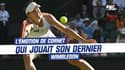 Tennis : Cornet émue au moment de réaliser que c'était son dernier Wimbledon