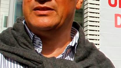 Jean-Christophe Cambadélis a annoncé lundi qu'il présenterait une candidature commune avec Harlem Désir pour la direction du Parti socialiste si Martine Aubry ne souhaite pas rester première secrétaire. /Photo d'archives/REUTERS/Régis Duvignau