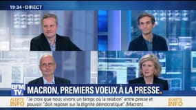 Emmanuel Macron: "la liberté de la presse est malmenée jusqu'en Europe"