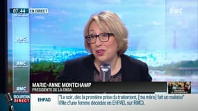 "On ne peut pas à la fin d'une, gommer toute cette vie, perdre son identité, perdre ce qu'on à été, pour devenir simplement un objet de soins"