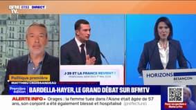 ÉDITO - Jordan Bardella face à Valérie Hayer sur BFMTV: "Un match qui paraît très déséquilibré sur le papier"